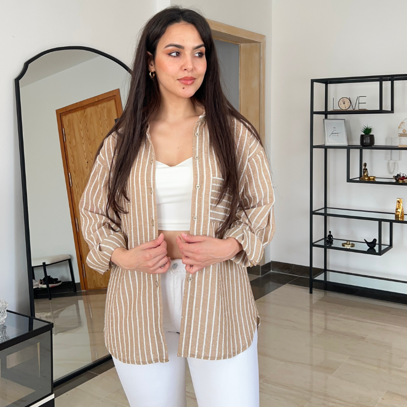 Chemise Zara - Taille M (36/38) - Coupe Basique Marine - Manches Longues - Mixte Coton/Viscose