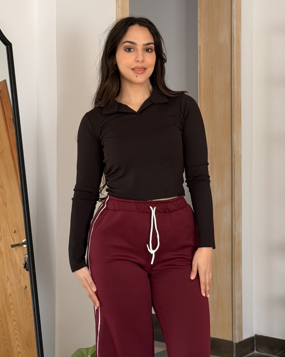 Aura collar top