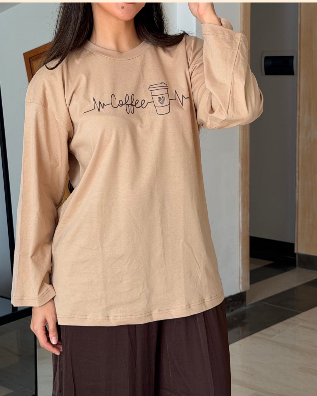 Pull Oversize Coffee Mood
