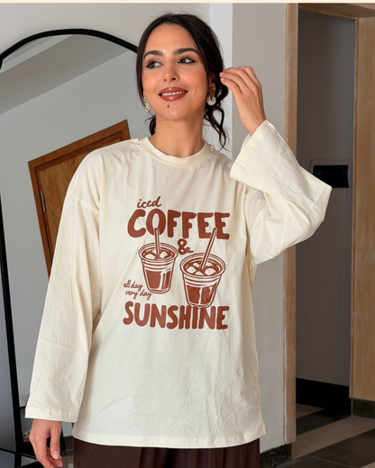 Pull Oversize Coffee Mood