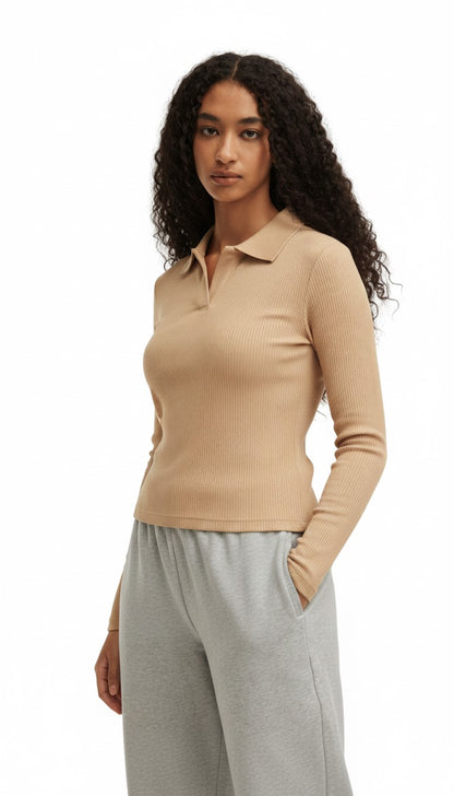 Aura collar top