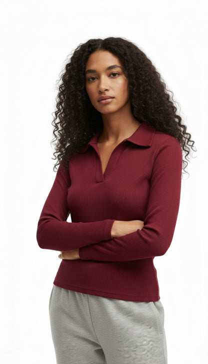 Aura collar top