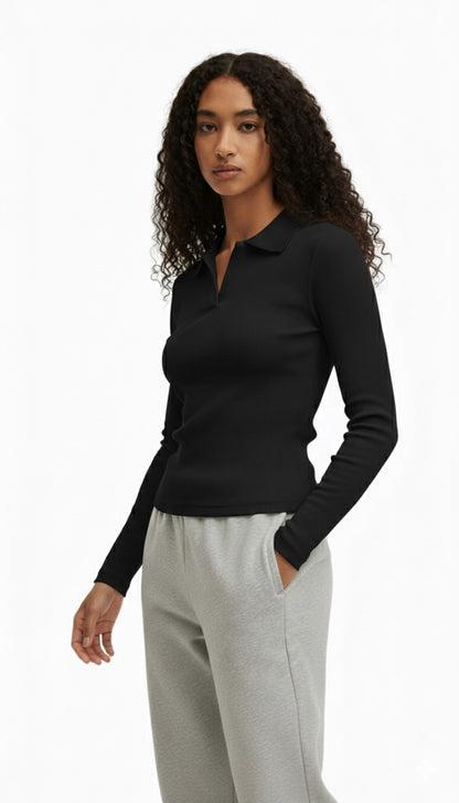 Aura collar top